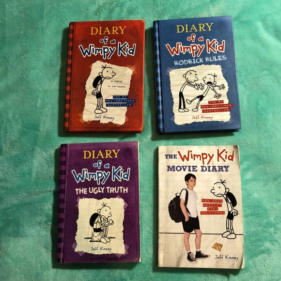 4 DIARY OF A WIMPY KID BOOKS bundle! - Picture 1 of 6